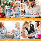 Frameo 32GB Digital Photo Frame WiFi 10.1 Inch Smart Electronic Digital Picture Frame 1280x800 HD IPS Touch Screen Share Photos Videos Instantly Via Frameo App for Women mon dad