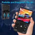 R36MAX Retro Gaming Console (R36S New Upgraded) - 4K HD 4 IPS Screen, 128GB Preloaded 22,000+ Retro Games, Open Source Linux System, 4000mAh Rechargeable Portable Video Game (Black 128G)