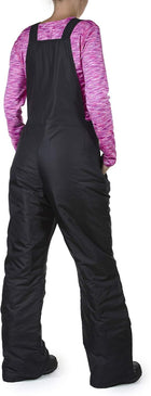 Arctic Quest Womens Ski Snow Bibs Pants Insulated Water Resistant Overalls Snowboarding Winter Waterproof Pants Women