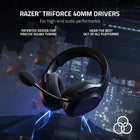 Razer Barracuda X Wireless Gaming & Mobile Headset (PC, PlayStation, Switch, Android, iOS): 2022 Model - 2.4GHz Wireless + Bluetooth - Lightweight 250g - 40mm Drivers - 50 Hr Battery - Black