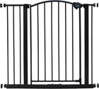 Regalo Easy Step Arched Decor Safety Gate, 29-35 inches Wide, Bronze, Extra Wide