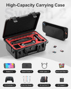 STARTRC GAMES Hard Carrying Case for Nintendo Switch 2, Professional Deluxe IP67 Waterproof, Soft Lining Hard Travel Case for Nintendo Switch 2 Console Pro Controller & Accessories (Black)