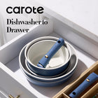 CAROTE 17pcs Pots and Pans Set, Nonstick Cookware Set Detachable Handle, Induction Kitchen Cookware Sets Non Stick with Removable Handle, RV Cookware Set, Oven Safe