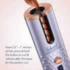 Conair Unbound Cordless Auto Curler CR510RC - High Performance Cordless, Rechargeable Auto Curler for Curls or Waves Anytime, Anywhere, 400°F High Heat, 3 heat settings & 4 timer settings, Anti-tangle