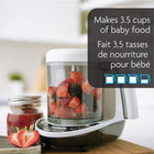 Baby Brezza One Step Baby Food Maker Deluxe - Cooker and Blender in One to Steam and Puree Baby Food for Pouches - Make Organic Food for Infants and Toddlers - Set Includes 3 Pouches and 3 Funnels