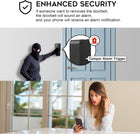 XTU 2K FHD Smart Video Doorbell with Wireless Chime, Battery Operated, Voice Changer, Voice Message, PIR Motion Detection, Night Vision, 2-Way Audio, Support SD Card & Cloud Storage