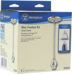Westinghouse Single Light Pendant Fitter 50 In. Nickel Finish