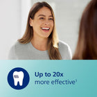 Philips Sonicare DiamondClean 9300 Electric Toothbrush, 2 Brush Heads, Grey | 2000% More Plaque Removal¹, Visual Pressure Sensor, 12 Brush Settings, App Connected, 14-Day Battery, Travel Case, HX9903/45