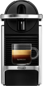 De\'Longhi Nespresso Pixie EN127.S, Fully Automatic Coffee Machine, One-Button Coffee Machine with Multi-Function, Welcome Set Included, Compact Design, 19 Bar Pressure, 1260W, Silver
