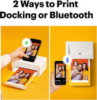 KODAK Dock Plus 4x6\'\' Photo Printer, 10 Sheets, Docking & Bluetooth Smartphone Printer for iPhone & Android, Instant Color Prints, 4PASS Dye Sublimation
