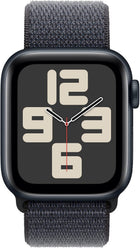 Apple Watch SE (2nd Gen) [GPS 40mm] Smartwatch with Midnight Aluminum Case with Ink Sport Loop One Size. Fitness and Sleep Trackers, Crash Detection, Heart Rate Monitor, Carbon Neutral 2