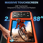 Maxmango V08 Pro 49FT Underwater Camera-8K 90MP WiFi Touchscreen Waterproof Digital Camera,2.8\'\' Dual-Screen Rugged Dustproof Shockproof Compact Point and Shoot Camera for Snorkeling-64GB &1800mAh