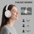 Monster Persona 6th ANC Active Noise Cancelling Headphones, Bluetooth Headphones Over Ear with HiFi Stereo Audio, 60H Playtime, 3 EQ Modes, Bluetooth 6.0, Wireless Headphones for Travel Work, White