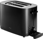 ZWILLING Enfinigy Toaster 2 Slice with Extra Wide 1.5\ Slots for Bagels, 7 Toast Settings, Even Toasting, Reheat, Cancel, Defrost, Black, 53101-701