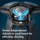 Philips Shaver Series 5000, Wet & Dry Electric Shaver & Face Razor for Men with Cable‑Free Quick Clean Pod, S5882/50