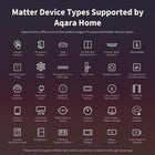 Aqara Smart Hub M3 for Home Automation, Matter Controller, Thread Border Router, Features Aqara Zigbee (not 3rd-Party), Bluetooth, Wi-Fi, PoE, IR, Supports Apple HomeKit, Alexa, SmartThings, IFTTT