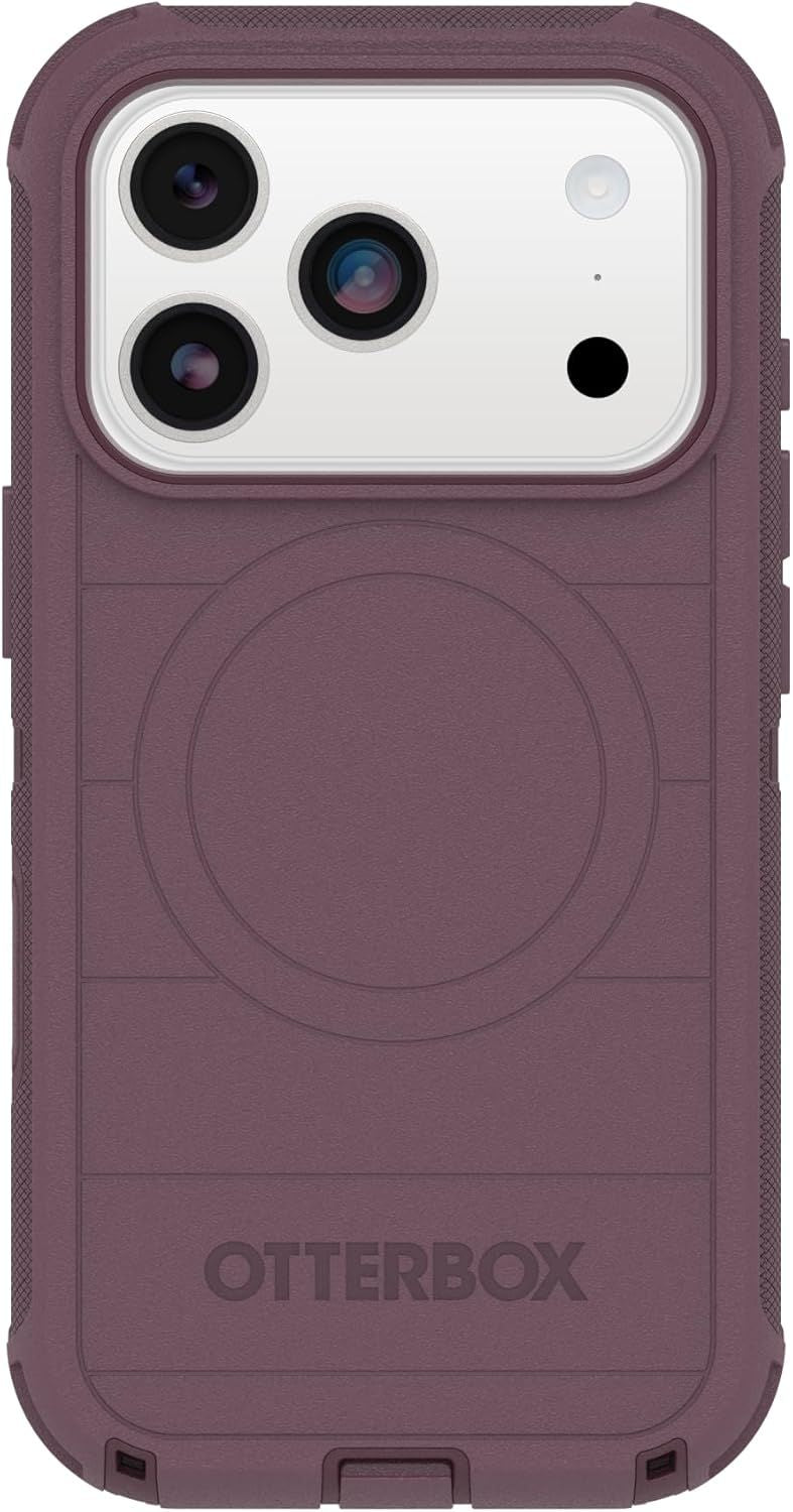 OtterBox iPhone 17 Pro Defender Pro Series Case - Purple Mystery - Tough, Rugged & Durable iPhone Case, Snaps on MagSafe