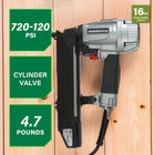Metabo HPT Pneumatic Stapler, 1-Inch Wide Crown, 16 Gauge, 1-Inch up to 2-Inch Staple Length, High Capacity Magazine, 5-Year Warranty (N5024A2)
