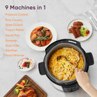 Cosori Electric Pressure Cooker 6 qt, 9-in-1 Instant Multi Cooker with Safer Venting Design, Rice Cooker, Slow Cooker, Sous Vide, Saute Pot, 1100W, Stainless Steel