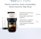 Nespresso Vertuo Pop+ Single Serve Coffee and Espresso Machine by Breville, Coconut White
