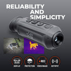 AGM Global Vision TaipanV2 15-384 Thermal Imaging Monocular 20mK, 12 Micron Heat Vision monocular, 384x288 (50 Hz) ir monocular for Hunting. Waterproof IP67 Thermal monocular 16GB Memory, Wi-Fi
