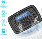 Marine Stereo Radio FM/AM USB for ATV UTV RZR XP900 Motorcycle Boat Golf Cart Truck SPA Powersports Car Vehicles Headunit Sound System Compatible with Bluetooth