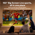 Aurzen Roku TV Smart Projector with Wifi and Bluetooth, D1R Cube Roku Streaming Experience Built-in, Sealed Optical Engine, 1080P FHD, DoIby Audio,Portable Mini Projector for Soccer Game/Outdoor Movie