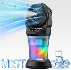 MISTFORE Portable Misting Fan with Remote,Mist Fan Portable for Outdoor/Indoor 2L Water Tank