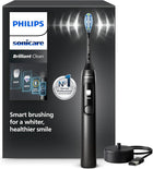Philips Sonicare Brilliant Clean Electric Toothbrush - Smart Screen, Brush Head Replacement, 2 Brushing Modes and SmarTimer, Black, Model HX3792/21