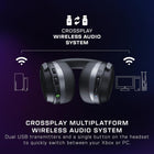 Turtle Beach Stealth 700 Wireless Multiplatform Gaming Headset for Xbox Series X|S, Xbox One, PC, PS5, PS4, & Mobile – 60mm Speakers, A.I. Noise-Cancelling Mic, Bluetooth, 80-Hr Battery – Black | Xbox Series X|S, Xbox One, PlayStation, Multiplatform, Blue