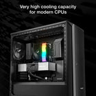 be Quiet! Pure Rock 3 Black CPU Air Cooler | 4 High Performance 6mm Heat Pipes with HDT Technology | 120mm PWM Fan | AMD:AM4 AM5/Intel LGA 1700/1150/1151/1200 | Black | BK039