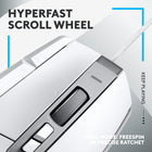 Logitech G502 X Wired Gaming Mouse - LIGHTFORCE Hybrid Optical-Mechanical Primary switches, Hero 25K Gaming Sensor, Compatible with PC - macOS/Windows - White