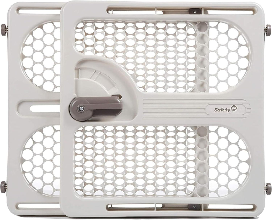 Safety 1st Pressure Mount Easy Fit Security Gate, Fits Spaces between 28\ and 40\, and 27\ Tall, White
