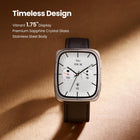 Amazfit Active 2 Smart Watch 1.75 AMOLED Display, Offline Maps with GPS, 10 Day Battery, 160+ Sport Modes, Water Resistant, Heart Rate & Sleep Fitness Tracker for Android & iPhone, Black Leather