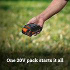 WORX WX550L 20V Axis 2-in-1 Reciprocating Saw and Jigsaw with Orbital Mode, Variable Speed and Tool-Free Blade Change