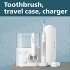 Philips Sonicare Power Flosser 7000 + ExpertClean System, Oral Irrigator, White HX3921/40 | 270% More Effective for Healthier Gums*, Quad-Stream Technology, 4 Flossing Modes, App Connected, HX3921/40