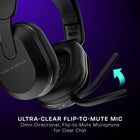 Turtle Beach Stealth 500 Wireless Amplified Gaming Headset for PS5, PS4, PC, Nintendo Switch, & Mobile – 40-Hr Battery, Bluetooth, Memory Foam Cushions, Flip-to-Mute Mic, EQ Presets – Black