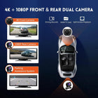 10.26\ Wireless carplay screen for car with 4K Dash Cam, Portable Android Auto Screen, Car Stereo with 1080P Backup Camera, HD Touch Screen for All Vehicles, GPS Navigation, Mirror Link, Voice Control