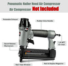NEU Master Pneumatic Brad Nailer, 2 in 1 Nail Gun Staple Gun Fires 18 Gauge 2 Inch Brad Nails and Crown 1-5/8 inch Staples with Carrying Case and Safety Glasses(Used with Air Compressor)