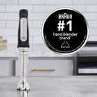 Braun MultiQuick 7 3-in-1 Hand Blender & Food Processor, 4 attachments