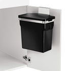 simplehuman 10 Liter / 2.6 Gallon In-Cabinet Trash Can, Heavy-Duty Steel Frame, Black