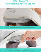 SKG Neck Massager for Pain Relief Deep Tissue FSA HSA Eligible Shiatsu Neck and Shoulder Massger with Heat H5 Mini Gifts for Men and Women Birthday