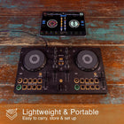 AlphaTheta DDJ-FLX2 Compact 2-Channel DJ Controller, Smart Fader, USB-C | Easy first mixes, Smart Fader, streaming via rekordbox and djay, phone/tablet/laptop setup, USB-C portable