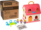 Fisher-Price Little People Toddler Toy Surprise & Sounds Home Musical Playhouse with Figures & Accessories for Pretend Play Kids Ages 1+ Years (Amazon Exclusive)