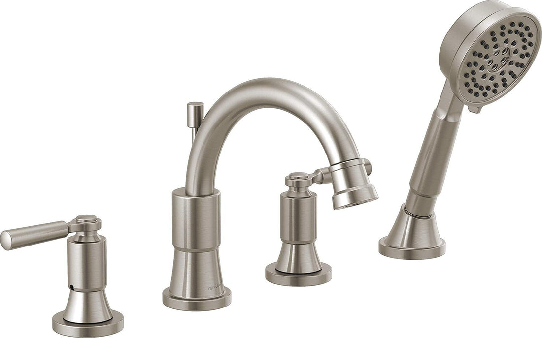 DELTA FAUCET PTT4523-BN Westchester Roman Tub Trim Kit with Hand Shower, Brushed Nickel