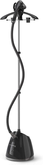Rowenta, Steamer for Clothes, Pro Style Full Size Steamer with 45 Second Heat-up & Removable 50 oz Water Tank, 1500 Watts, Included Clips to Hang Clothes, Ironing, Black Clothes Steamer, IS2461