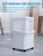 Midea Cube 20 Pint Dehumidifier for Basement, Up to 1,500 Sq. Ft. dehumidifier with drain hose, ENERGY STAR Certificated, Smart Control, Compatible with Alexa, White