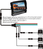 AHD 1080P 7 Reverse Rear View Backup Camera System, Camera with Night Vision Waterproof IP69K Vibration-Proof 10G for Tractor/Truck/Bus/Motorhome/Excavator/Caravan/Skid Steer/Harvester