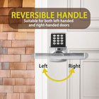 Keyless Entry Door Lock, Electronic Keypad Door Lock with Handle, Digital Door Lock, IC Card and Key, Easy Installation for Home, Hotel
