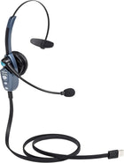 BlueParrott B250-XTS Mono Bluetooth Wireless Headset with 91% Noise Cancellation - Ideal for High-Noise Environments - Includes USB-C Charging Cable, Bluetooth 5.0.